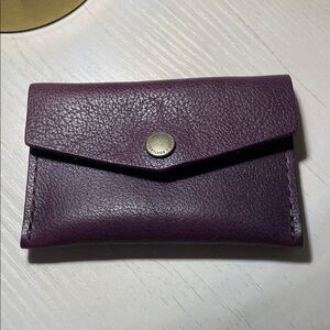 Portland Leather Purple Wallet